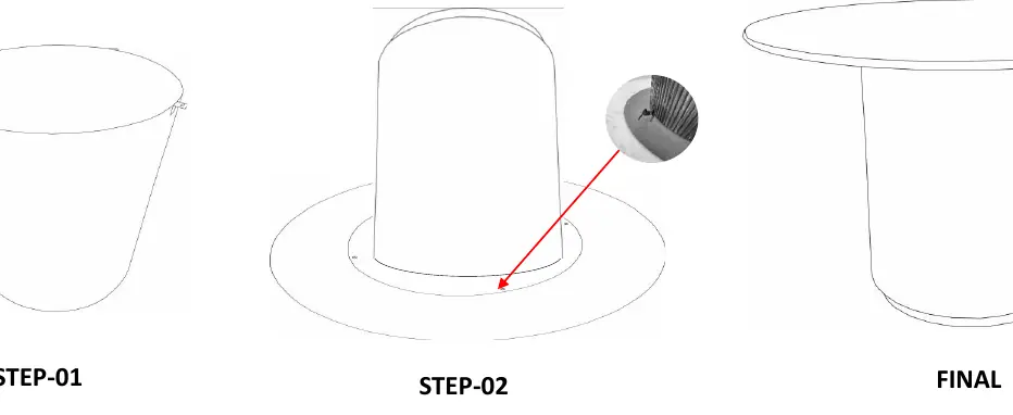 Step-by-step assembly sequence