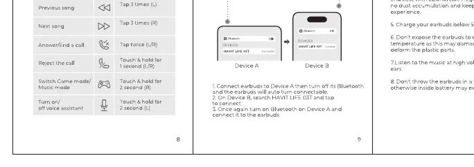 Touch control layout