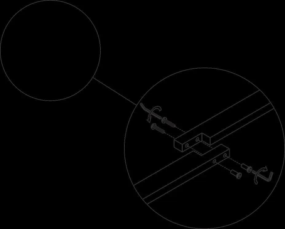Connecting frame corners with bolts