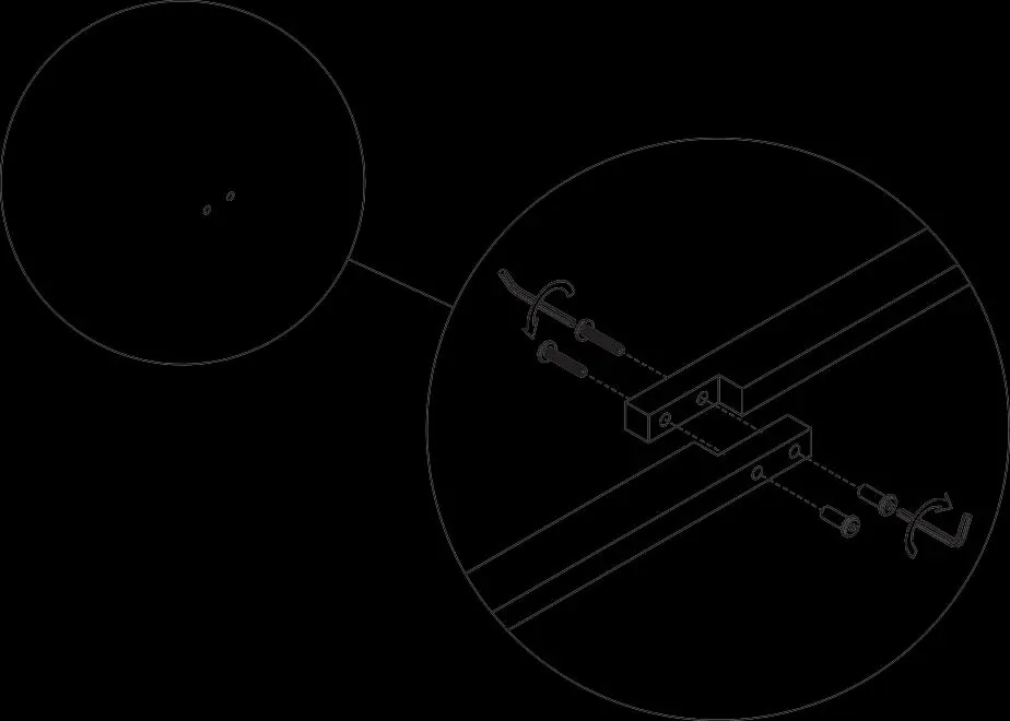 Connecting frame corners with bolts