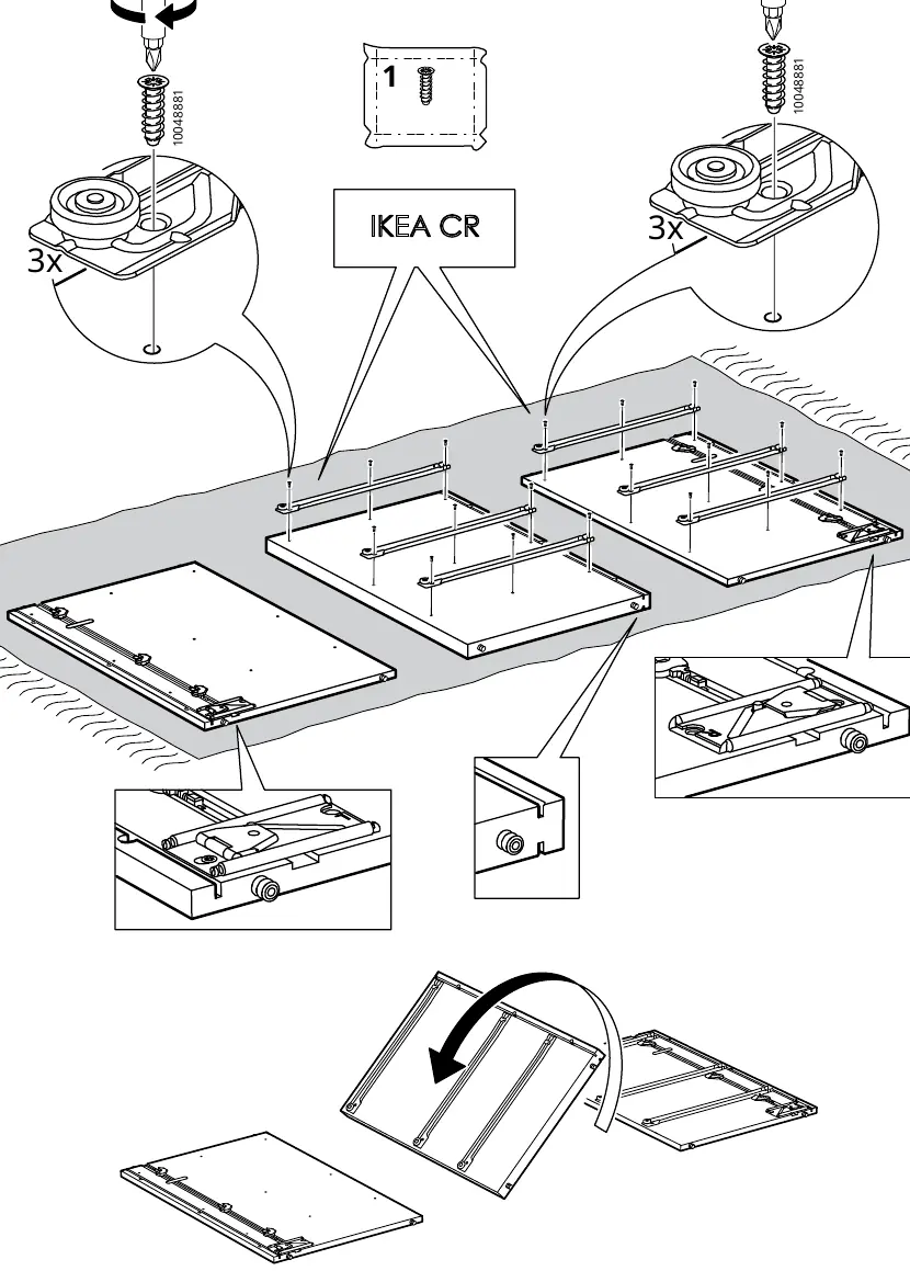 Installing drawer runners