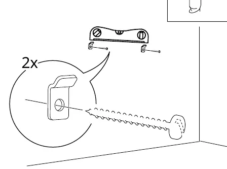 Wall bracket installation