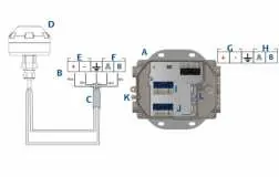 Emerson 1410S2 Wiring diagram with 781S Smart Antenna