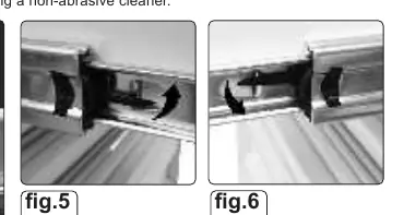 Drawer removal levers (fig.5 and fig.6)