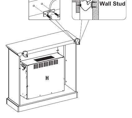 Step 9: Installing tip restraint hardware.