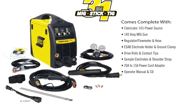 Fabricator 141i System Package Components