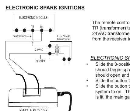 Electronic spark ignition wiring diagram