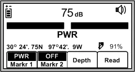 GPS coordinate display