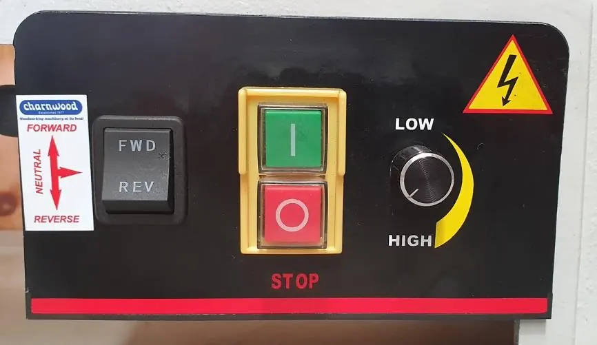 Control panel layout