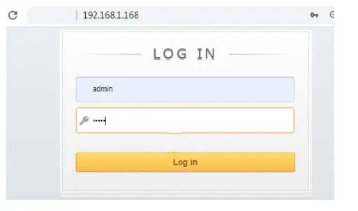 Web GUI Login