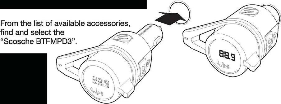 Pairing the device to a mobile phone