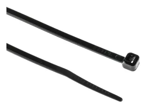 RS PRO Black Nylon Cable Tie
