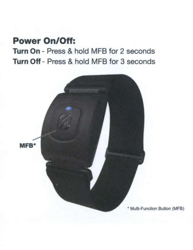 Multi-Function Button (MFB) location and power controls.