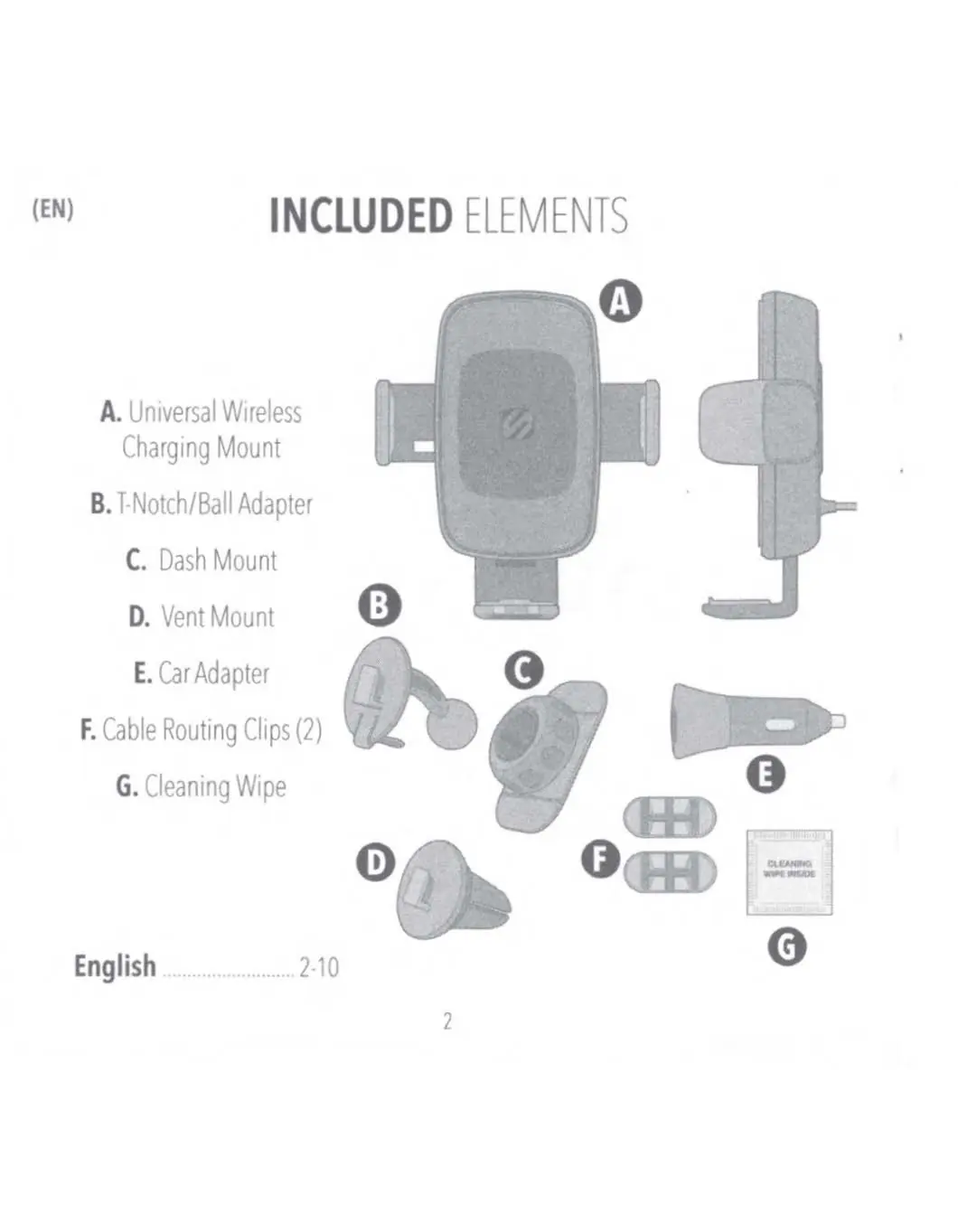 Included elements