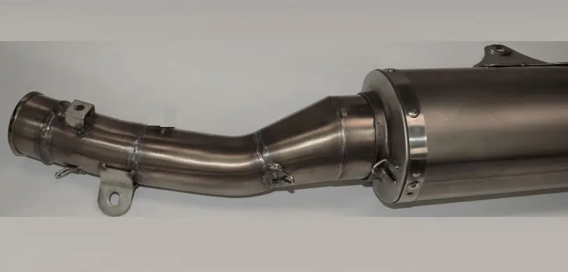 Prepare the exhaust silencer assembly.
