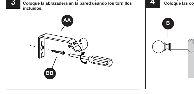 Step 3: Attach bracket to wall