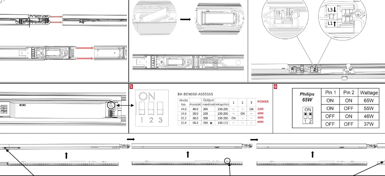 Installation steps 1-11