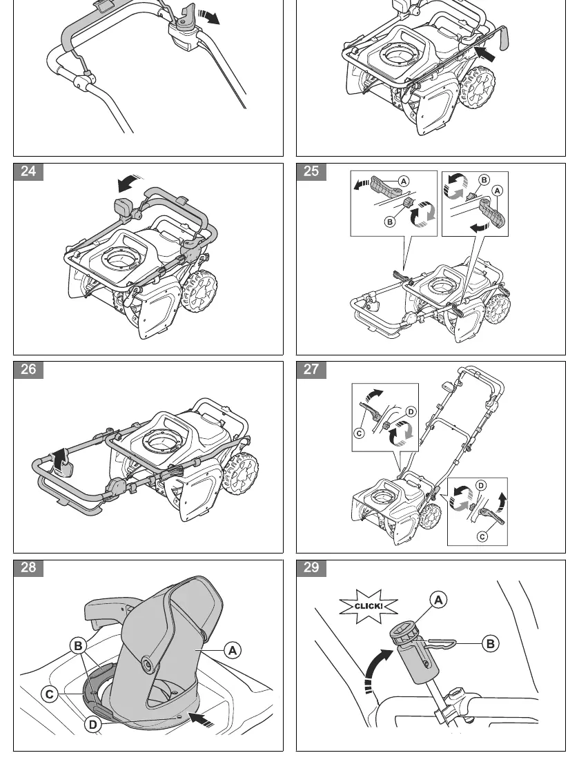 Handle assembly steps