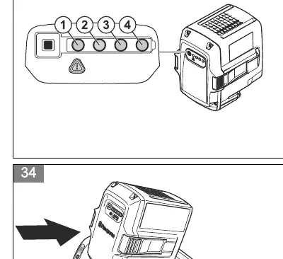Battery status indicators