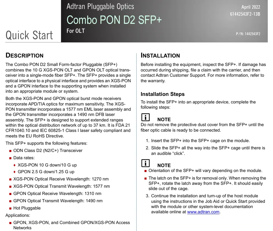 Installation diagram from the manual