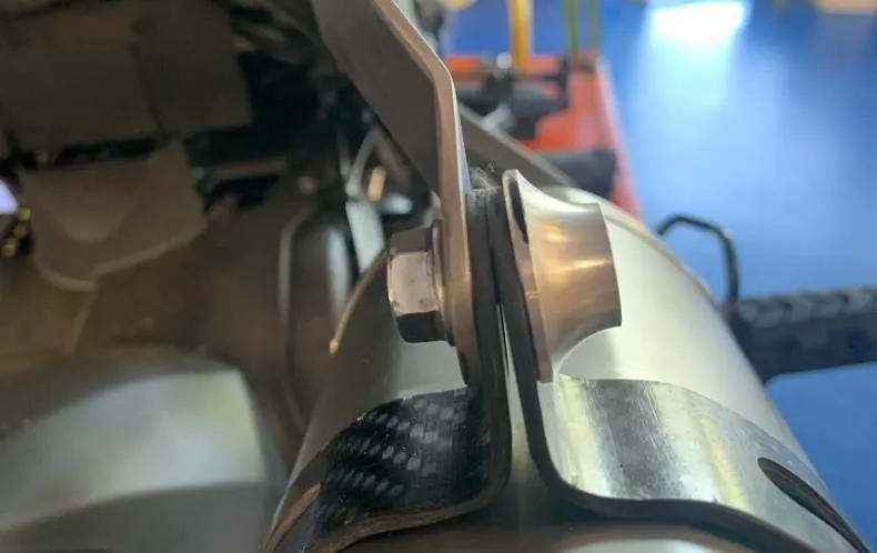 Securing the stock clamp
