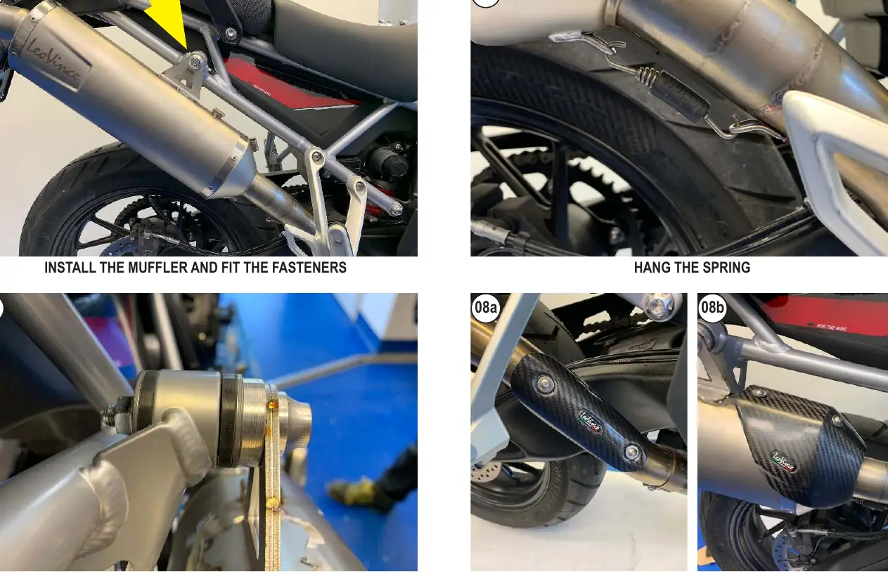 Step-by-step installation photos