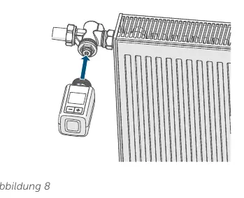 Mounting the new thermostat