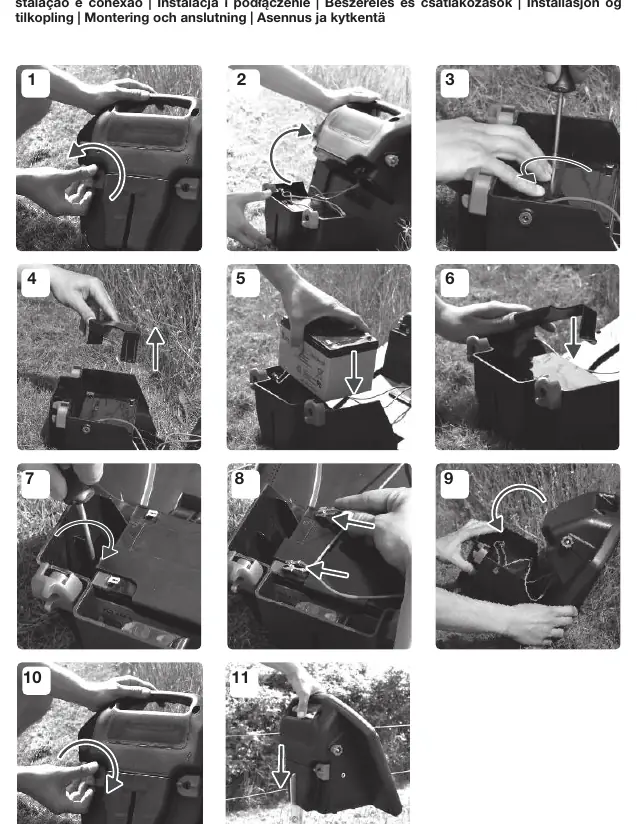 Installation and connection steps