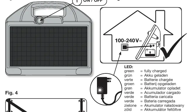 Charging and operational setup