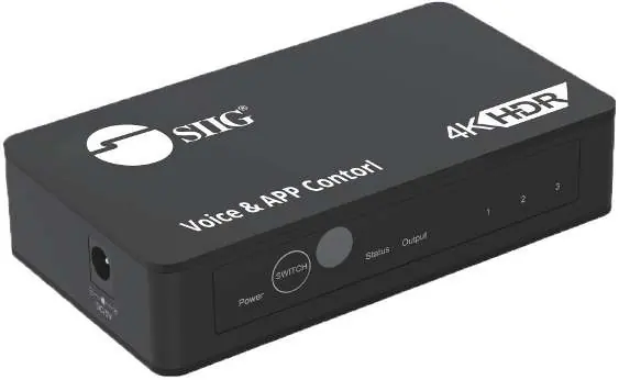 SIIG 3x1 HDMI 2.0 Switch