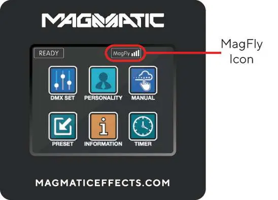 MagFly Icon on Display
