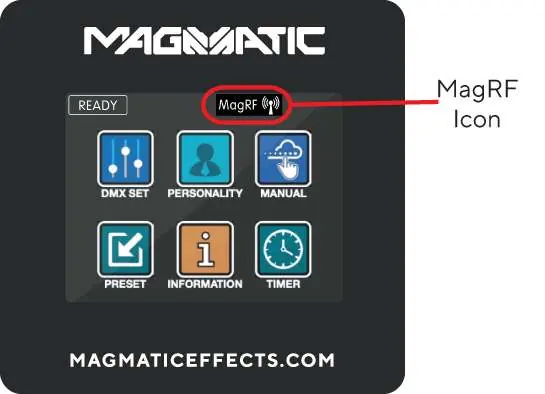 MagRF Icon on Display