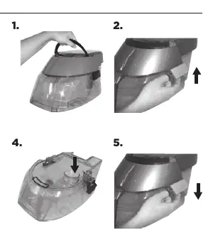 Filling the 2-in-1 Water Tank