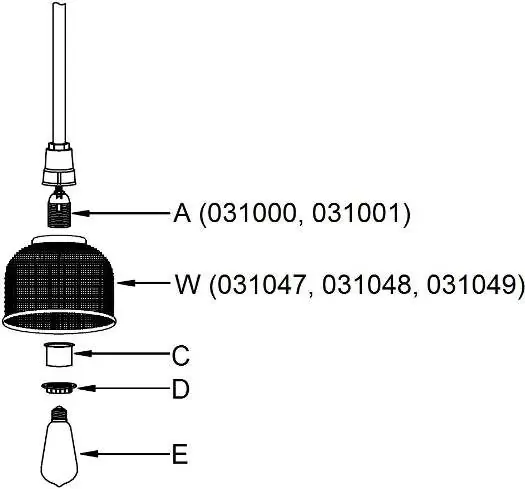 Installation for Pendant Rod Set