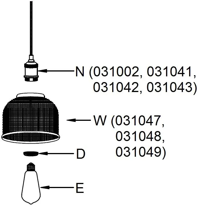 Installation for Cord Suspension Set