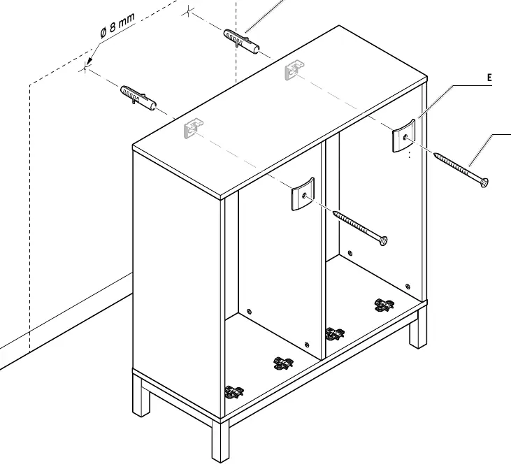 Wall mounting instructions