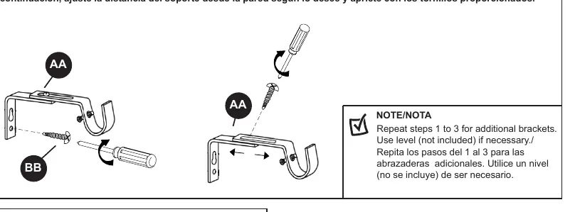 Step 3: Attaching the bracket to the wall