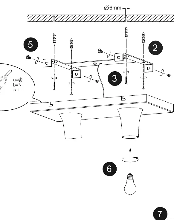 Mounting and wiring diagram
