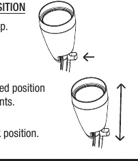 Adjusting the lamp angle