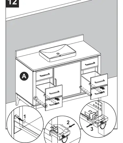 Drawer reinstallation