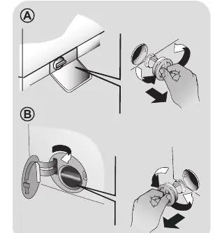 Cleaning the pump filter