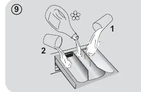 Detergent drawer compartments