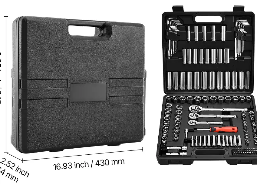 VEVOR 149-Piece Socket Set and carrying case