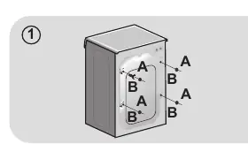 Removing transport screws