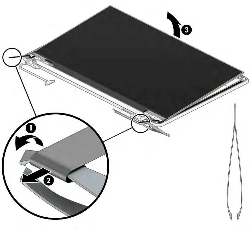 Removing the display bezel