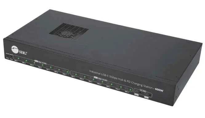 SIIG Industrial USB-C Charging Station overview