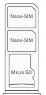 SIM and MicroSD tray layout