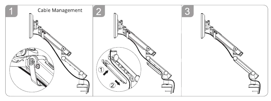 Cable management routing