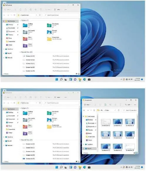Multitasking window snapping