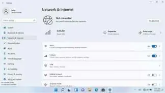 Wi-Fi network settings